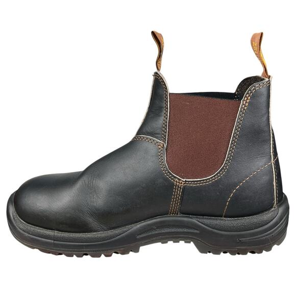 Blundstone Men’s 140 Stout Brown Safety Toe Chelsea Boot Size 8.5 US 9.5 - Picture 2 of 10